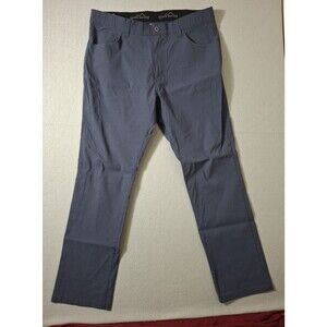 Eddie Bauer Pants Size 38X32 Navy Adventure Trek Straight Hiking Stretch